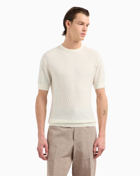 Armani Jersey De Punto Adamascado En Mezcla De Lyocell ASV