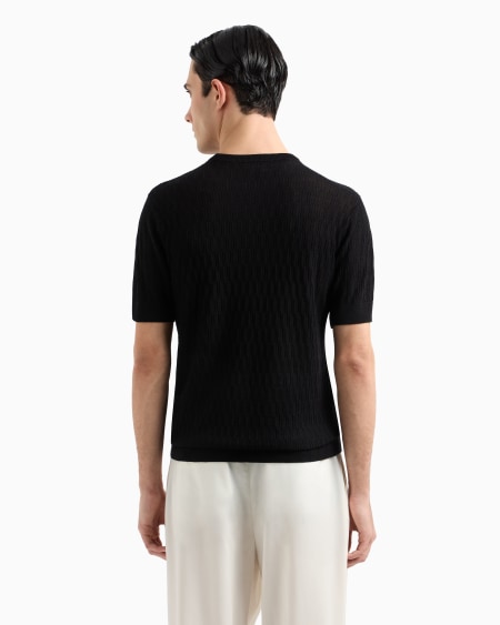 Armani Jersey De Punto Adamascado En Mezcla De Lyocell ASV