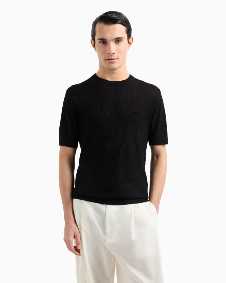 Armani Jersey De Punto Adamascado En Mezcla De Lyocell ASV