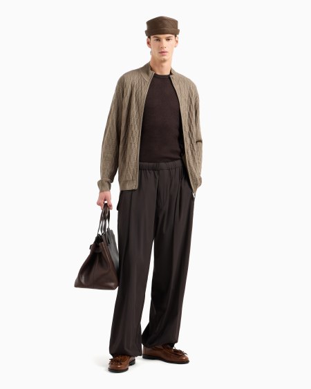 Armani Jersey De Punto Adamascado En Mezcla De Lyocell ASV