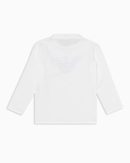 Armani Jersey De Punto De Algodón Pima Con Logotipo