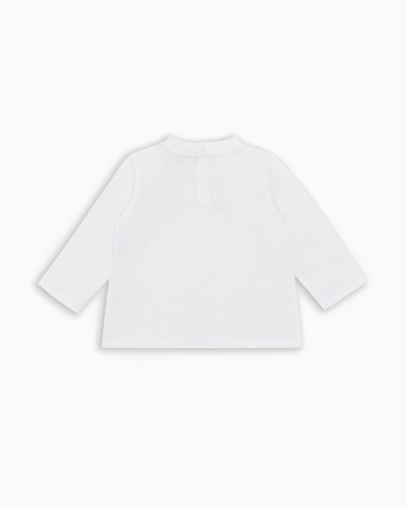 Armani Jersey De Punto De Algodón Pima Con Logotipo