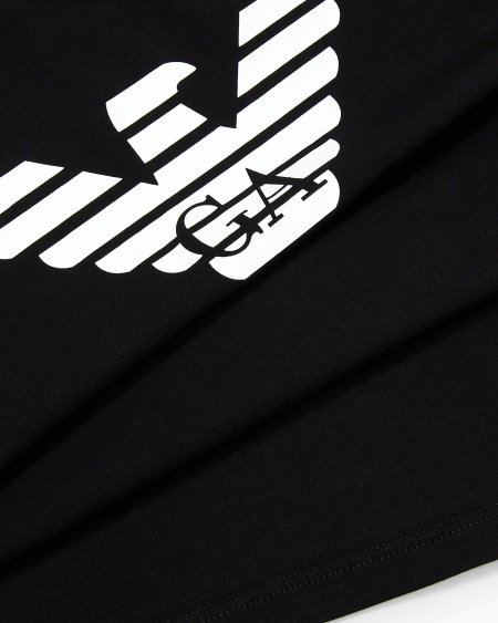 Armani Jersey De Punto De Algodón Pima Con Logotipo