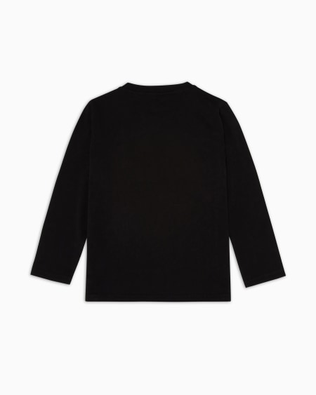 Armani Jersey De Punto De Algodón Pima Con Logotipo