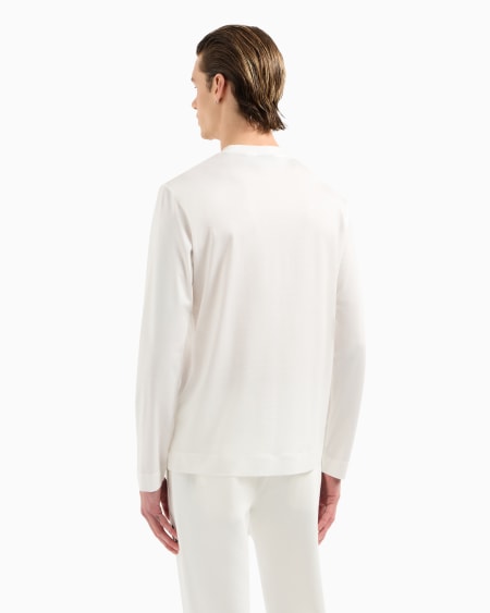 Armani Jersey De Punto De Mezcla De Lyocell Con Bordado ASV