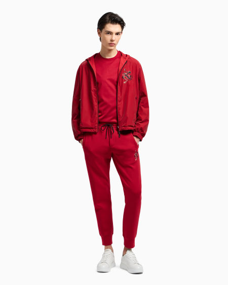 Armani Jersey De Punto De Mezcla De Lyocell Con Bordado ASV