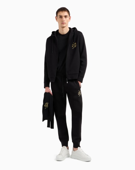 Armani Jersey De Punto De Mezcla De Lyocell Con Bordado ASV