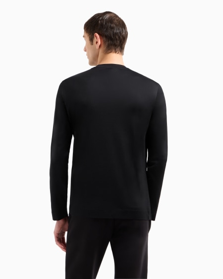 Armani Jersey De Punto De Mezcla De Lyocell Con Bordado ASV