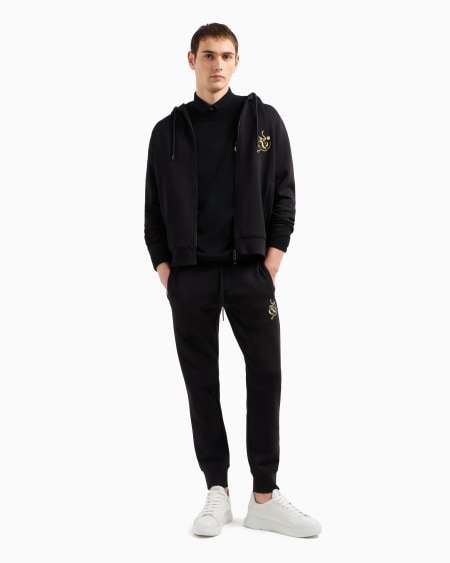 Armani Jersey De Punto Jersey De Lana Virgen Con Bordado