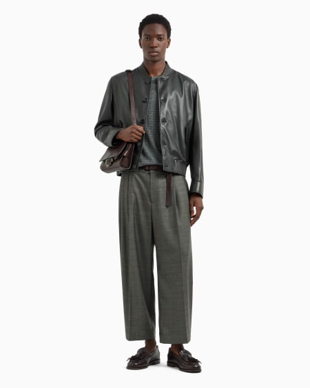 Armani Jersey En Mezcla De Lyocell Con Letras En Intarsia ASV