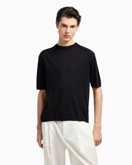 Armani Jersey En Punto Jersey De Mezcla De Lyocell ASV