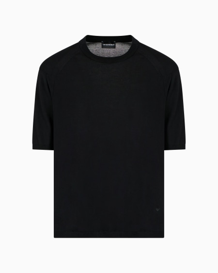 Armani Jersey en punto jersey de mezcla de lyocell ASV