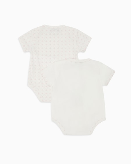 Armani Lot De 2 bodys En Jersey Avec Logo Et Aigles Optiques