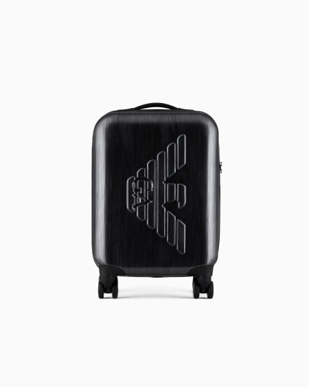 Armani Maleta De Cabina Con Ruedas En ABS Con Maxiáguila En Relieve