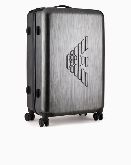 Armani Maleta De Cabina Grande En ABS Y Maxiáguila En Relieve
