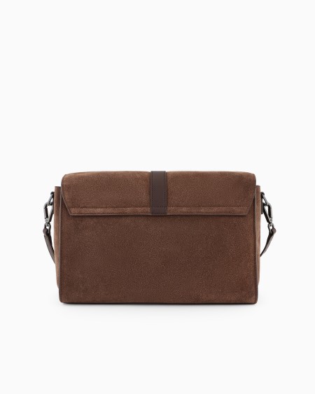 Armani Maxibolso De Mano En Ante Con Hebilla Y Bandolera