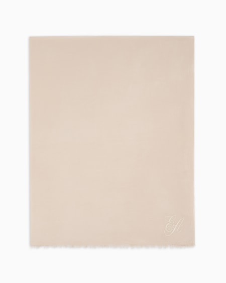 Armani Maxiestola de modal con bordado de la firma EA