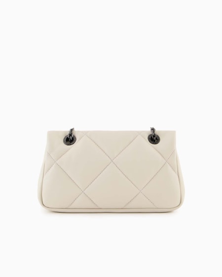 Armani Minibolso Bandolera Con Solapa Efecto Napa Acolchada