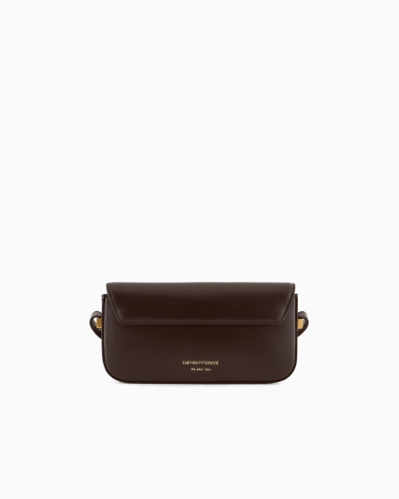 Armani Minibolso Bandolera De Piel Lisa Con Logotipo De águila De Metal