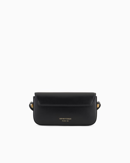 Armani Minibolso Bandolera De Piel Lisa Con Logotipo De águila De Metal