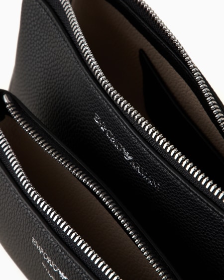 Armani Minibolso Doble Con Bandolera Y Estampado De Ciervo