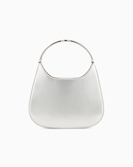 Armani Minibolso Hobo Efecto Charol Con Asa Joya De La Cápsula Moon