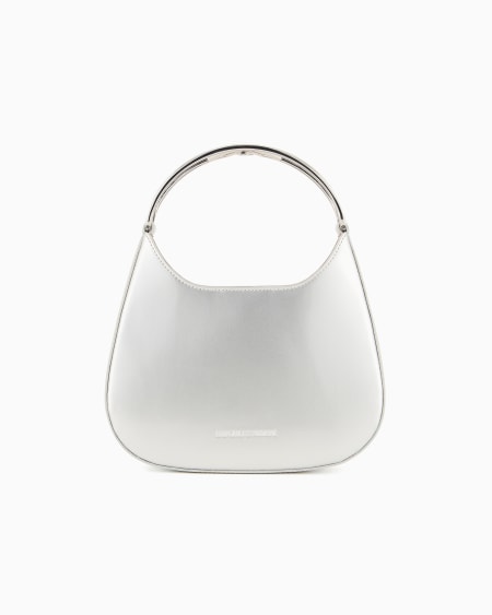 Armani Minibolso hobo efecto charol con asa joya de la cápsula Moon