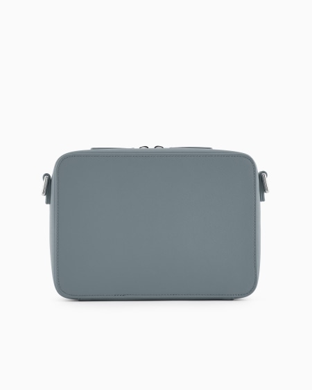 Armani Minifunda Para Cámara De Piel Saffiano Regenerada Con Placa De águila ASV