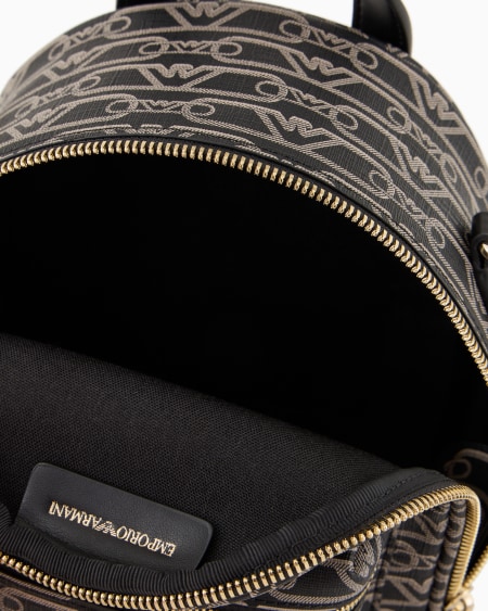Armani Minimochila Bandolera Con Estampado Integral De Monograma