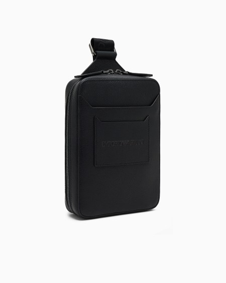 Armani Minimochila De Un Solo Tirante En Piel Abatanada