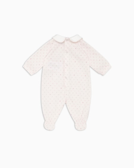 Armani Mono Con Cuello Claudine Y Motivo Integral De águila Con Efecto óptico