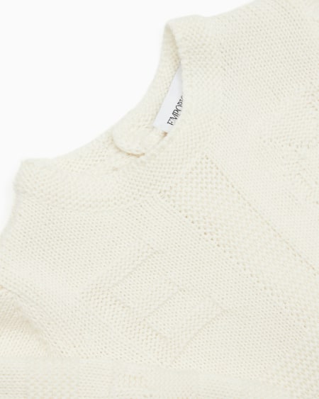 Armani Mono De Punto Con Logotipo En Intarsia Y Motivo Tendresse