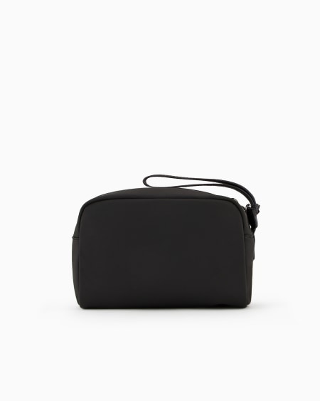 Armani Neceser De Nailon Reciclado Con Placa De águila ASV