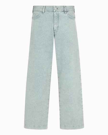 Armani Pantalones cargo de canneté con efecto vintage cápsula Peace ASV