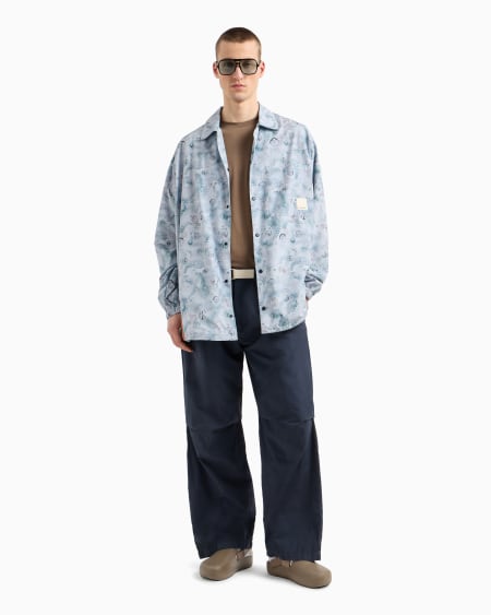 Armani Pantalones Con Detalle De Tira ASV Capsule Peace