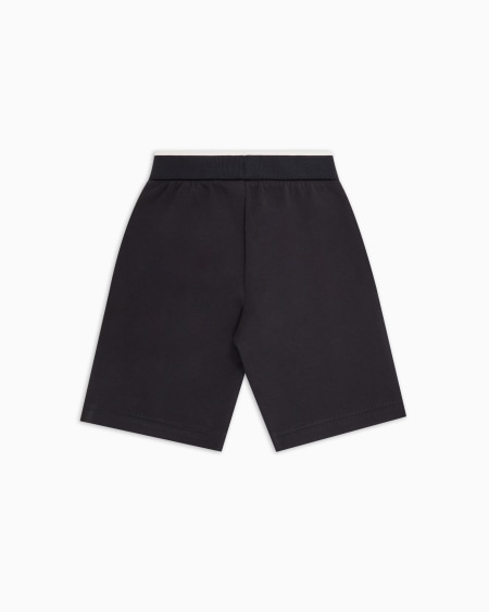 Armani Pantalones Cortos De Punto Doble Con Cordón Y Bordado