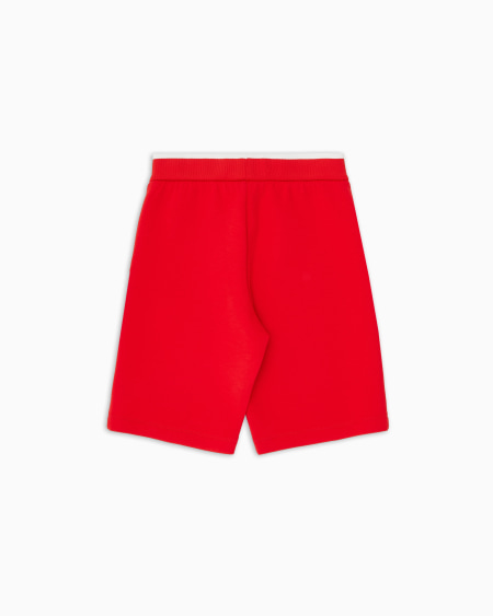 Armani Pantalones Cortos De Punto Doble Con Cordón Y Bordado