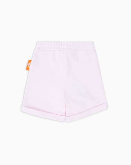 Armani Pantalones Cortos De Punto Orgánico Con Estampado Manga Bear Crew ASV