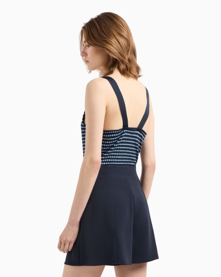 Armani Pantalones Cortos En Tejido De Triacetato Icon