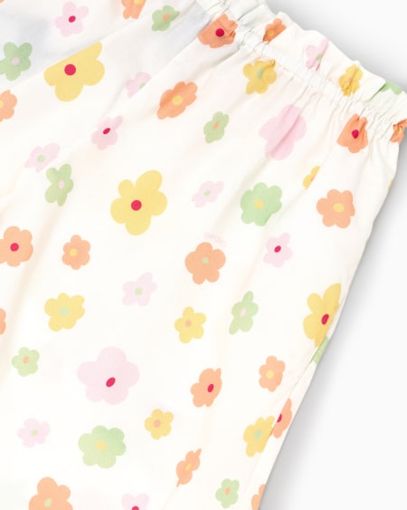 Armani Pantalones Culotte De Popelina Con Estampado Integral