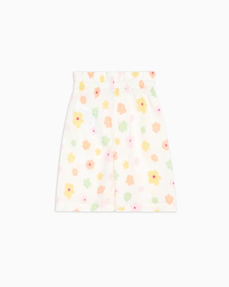 Armani Pantalones Culotte De Popelina Con Estampado Integral