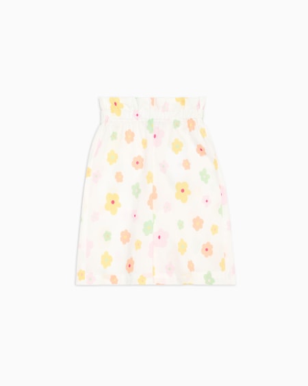 Armani Pantalones culotte de popelina con estampado integral