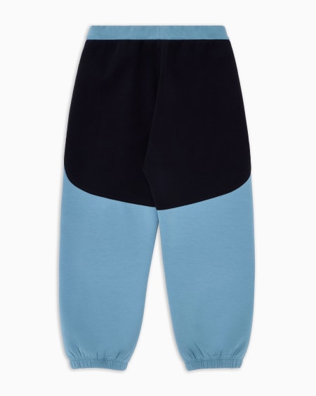 Armani Pantalones De Chándal De Punto Doble Con Detalles En Bloques De Color