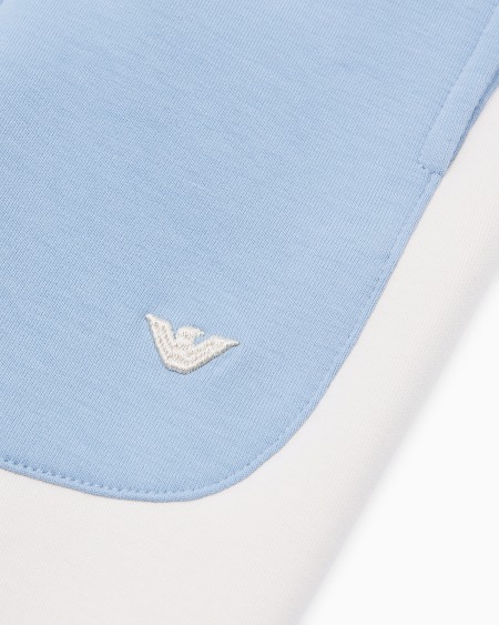 Armani Pantalones De Chándal De Punto Doble Con Detalles En Bloques De Color