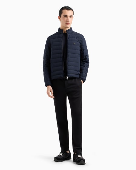 Armani Pantalones De Chándal De Punto Doble Con Parche Con Logotipo De águila