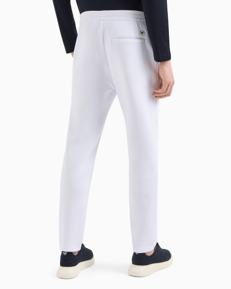 Armani Pantalones De Chándal De Punto Doble Con Parche Con Logotipo De águila