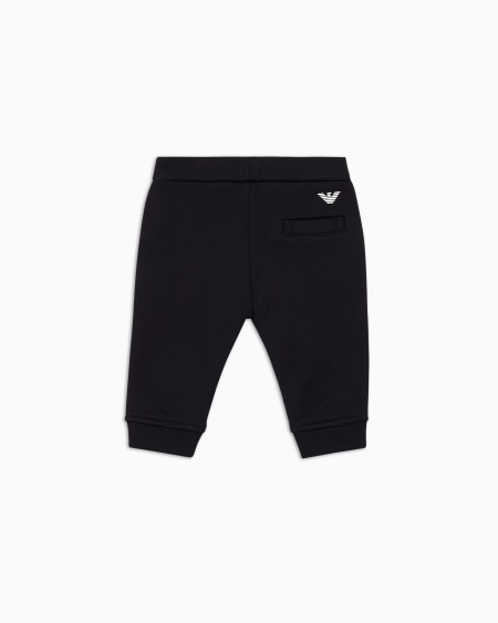 Armani Pantalones De Chándal De Punto En Mezcla De Modal Con Logotipo