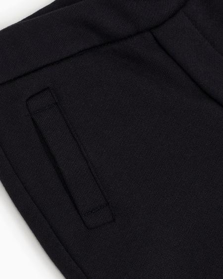 Armani Pantalones De Chándal De Punto En Mezcla De Modal Con Logotipo