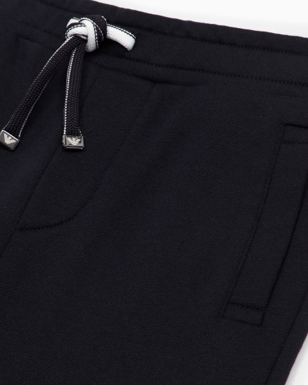 Armani Pantalones De Chándal De Punto En Mezcla De Modal Con Logotipo