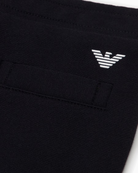 Armani Pantalones De Chándal De Punto En Mezcla De Modal Con Logotipo